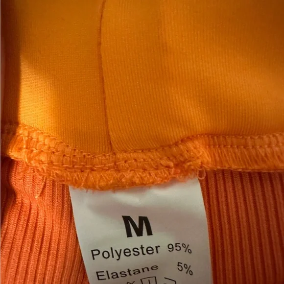 Fashion Nova Orange Crop Top Set - Picture 2 of 2